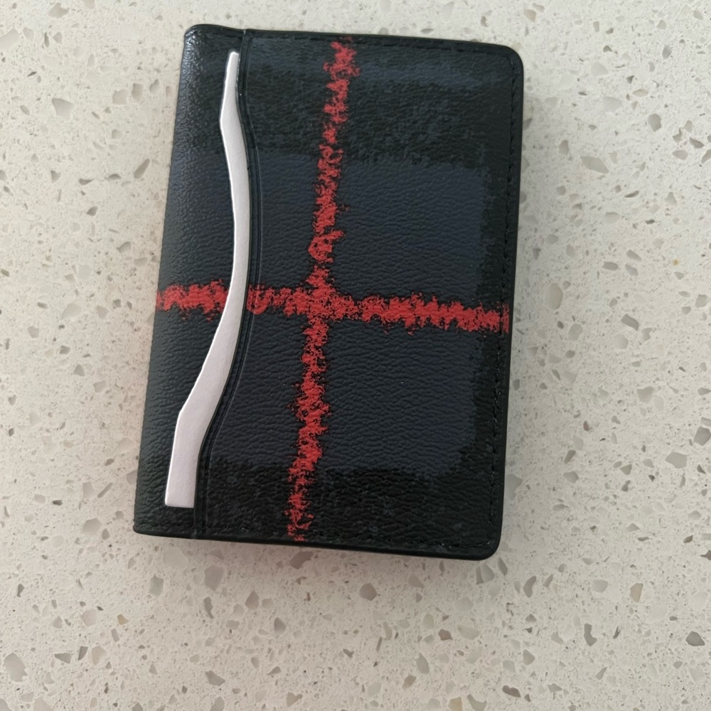 Coach Plaid Wallet